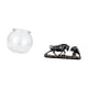 thumbnail image 5 of Figura De Toro Transparente Moderna Para Pecera, Adorno Para El Hogar, Pecera Artesanal, Jarrón Feng Shui, Escultura De Oso, Vaca, Ganado, Obra De Arte Para Dormitorio, Escritorio, Sala De, 5 of 8