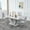 Gray Table with 4 Light Gray Chairs, variant on Sumdeal 63" Morden Faux Marble Dining Room Table Sets for 6,Kitchen Dining Table Set for 6,Modern Dining Table and Chairs Ideal,Light Grey ,Set of 6