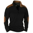 thumbnail image 2 of PuLe Men Tactical Sweatshirt Quarter Zip Cargo Pullover Hoodies Workout Gym Sports Running Outdoor Winter Jackets, 2 of 2
