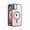 Burgundy, variant on Clear Magnetic Case for Apple iPhone 12 and 12 Pro - Magsafe Compatible