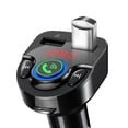 thumbnail image 3 of Wireless Car FM with USB MP3 Adapter Kit for In-Car Charging Digital Display Support Hands-Free Calling Music Streaming from Smartphone Devices Socket 2 Ports, 3 of 4