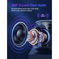 thumbnail image 2 of Bluetooth Speaker with IPX5 Waterproof Rating, Bluetooth 5.3, RGB Lighting, Stereo Sound and Enhanced Bass, 2 of 7