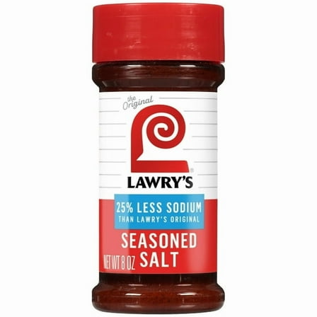 Lawry's Kosher 25% Less Sodium Seasoned Salt, 8 oz Bottle, Pack of 4