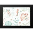 thumbnail image 2 of Brissonnet, Daphne 24x17 Black Modern Framed Museum Art Print Titled - Delicate Sea I, 2 of 5