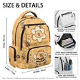 thumbnail image 7 of Jeiento Boys Girls Capybara Bee School Backpack Water-Resistant Polyester School Bag 17 Inch Large Multi-Pocket Capacity Daypack for Travel Hiking Back to School, 7 of 7