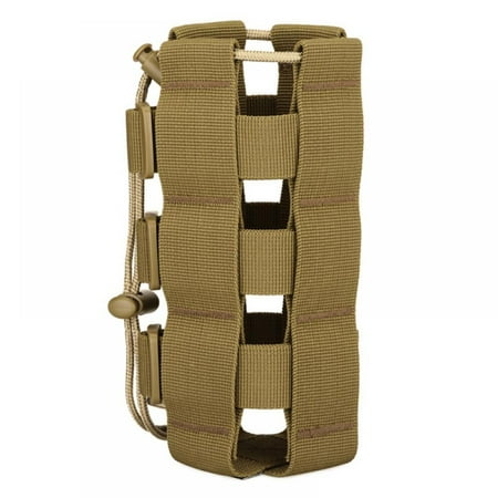 

Tactical Water Bottles Pouch Military MOLLE Adjustable Kettle Holder Bag H2O Drinks Carrier Case