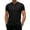 Black_AD04, variant on Mens Henley Shirts Short Sleeve Classic Button Tee Summer Casual Basic T Shirts with Pocket Gray 2XL