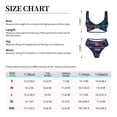thumbnail image 5 of PAYOHTO Women's Cross Front Bikini Set with High Elasticity Soft Padding Dino Pattern Bathing Suit Crop Top Swimsuit, 5 of 9