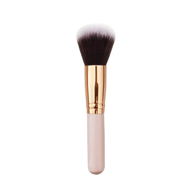 Rubor para mejillas, rubor en polvo rosa, brocha cosmética, brocha para maquillaje facial, brocha para polvos, brochas para rubor, herramienta A