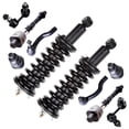 thumbnail image 3 of CCIYU Complete Suspension Kit Fits 2005 2006 2007 2008 2009 2010 2011 2012 for Nissan Pathfinder Includes Front Strut Spring Assembly Tie Rod End Rack End Stabilizer Bar Link Ball Joint, 3 of 5