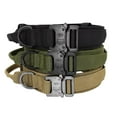 thumbnail image 3 of Military Tactical Dog Collar Durable Nylon Pet Training Collars Necklace, 3 of 4
