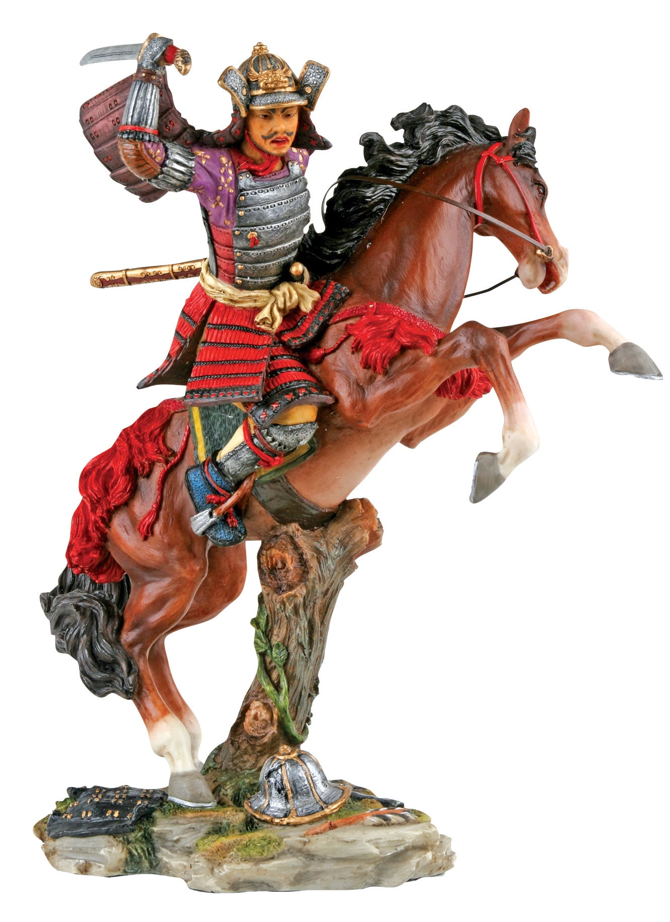 small samurai statue