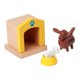 thumbnail image 1 of Juego de muebles de casa de muñecas de madera en miniatura, simulación de micropaisaje clásico Casa de mascotas, 1 of 6