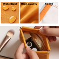 thumbnail image 4 of Estuches de cuero para anteojos, paquete de 3, estuches suaves de PU para anteojos de sol, estuches portátiles con tapa apretada para anteojos para hombres y mujeres, estuches portátiles con tapa, 4 of 8