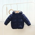 thumbnail image 5 of Hotiary Toddler Baby Winter Fleece Thicken Coats Boys Girls Teddy Bear Hooded Windproof Padded Jacket Outerwear Kids Warm Lined Zipper Down Jacket for 1-7 Years, 5 of 7