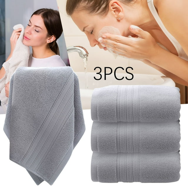 Towel Absorbent Clean And Easy To Maintain Soft Towels For Kitchen Bathroom And Living Room High Absorbency Durable Everyday Use 3PCS