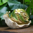 thumbnail image 2 of Cute Small Animal Garden Ornament Turtle Rabbit Cat Resin Garden Decor, 2 of 4