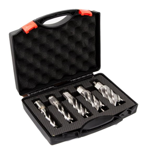 Qualtech Annular Cutter Set 5 Pieces 2 Inch Depth of Cut