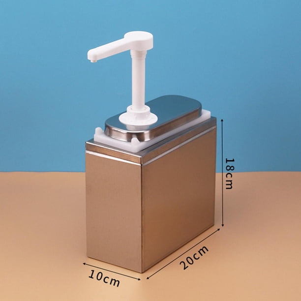 de Bomba de , Contenedor de Ketchup de Vinagre de Aceite de 1L/2L para Restaurante 2L a , 20cm×18cm×10cm Macarena bomba de salsa