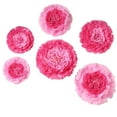 Efavormart 6 Multi Size Pack | Carnation Fushia/Pink 3D Wall Flowers ...