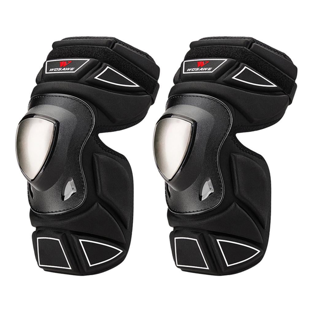 kids Motorbike Motocross Full Body Armour Protection Hinged Knee Guards Pads 