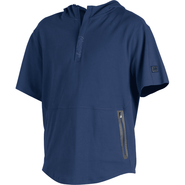 Rawlings 2021 Gold Collection Series Half-Zip Short Sleeve Hoodie, Navy,  Medium - Walmart.com