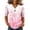 Pink_#03, variant on Sewkxo Womens Summer Tops Short Sleeve Casual Shirts Floral Tee Trendy 2026 Basics V Neck Plain Tshirt,Vermilion XL