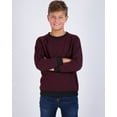 thumbnail image 3 of 3 Pack: Youth Fleece Crew-Neck Long Sleeve Soft Pullover Sweatshirt - Boys & Girls, 3 of 5