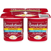 Breakstone's Lowfat Small Curd Cottage Cheese with Pineapple & 2% Milkfat, 4 ct Pack, 4 oz Cups