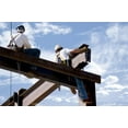 thumbnail image 2 of Two Ironworkers atop Skeleton Wall Mural by Wallmonkeys Peel and Stick Graphic (24 in W x 16 in H) WM284754, 2 of 4