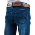 thumbnail image 4 of Cowgirl Tuff Western Jeans Girls Faithful Bootcut 10 Reg Dark GJFTHF, 4 of 4