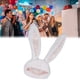 thumbnail image 5 of Sombrero de conejito sombrero de conejito de cosplay Forma linda Sin olor Capucha suave blanca para fiesta Anggrek Otros, 5 of 8
