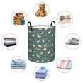 thumbnail image 4 of Honeii Farm Animal Print Laundry Hamper Basket,Baby Nursery Woven Storage Basket for Toys Bin,Pillows,Blankets,Clothes-, 4 of 6