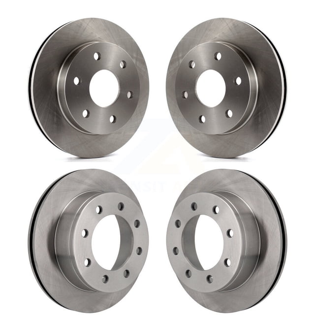 CMX Front Rear Disc Brake Rotors Kit for Car 2006 GMC Savana 2500 DIESEL engine with rear brakes with 7300 Lb GVW K8-100981