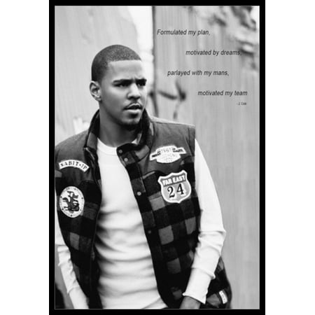 J Cole Quote Poster Poster Print