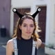 thumbnail image 4 of Diadema con antena de caracol y ojos saltones | Diadema elástica divertida y bonita para mujeres y niños | Accesorio para disfraces de spa, lavado, Halloween y fiestas, 4 of 5