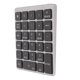 thumbnail image 5 of Teclado numérico mini Bling Bling USB recargable 28 teclas delgado portátil de Aleación de aluminio gris oscuro, 5 of 12