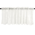 thumbnail image 1 of Lace Cafe Kitchen Ruffle Window Drape Valance Semi Transparent Voile Curtains Window Treatment, 1 of 8