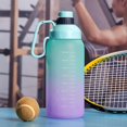 thumbnail image 3 of Botella de agua Motivacional Portátil Sunnimix Jarra para deportes Ciclismo Equitación 1800 ML, 3 of 8