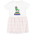 thumbnail image 3 of Inktastic Bookworm Girls Reading Girls Toddler Dress, 3 of 5