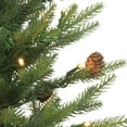 thumbnail image 2 of Pre-Lit 2' Table Top Artificial Christmas Tree with 35 Lights in Metal Pot, Green, 2 of 3