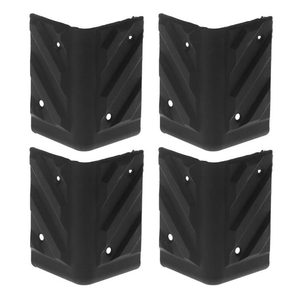 4 Packs Silver Corner Protector for Amplifier Speaker Baby Proofing Corner Guards Furniture Corner Plastic Bumpers