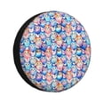 thumbnail image 1 of Balery Cartoon colorful cute cat Cubiertas para Neumáticos - Protector Resistente para Neumáticos de Camioneta, SUV, Remolque, Camper y RV-15 inch, 1 of 6