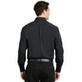 thumbnail image 2 of Port Authority Tonal Pattern Easy Care Shirt-XS (Dark Charcoal), 2 of 6