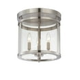 thumbnail image 3 of Penrose 3-Light Ceiling Light in Satin Nickel, 3 of 4