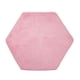 thumbnail image 1 of Niños Castillo de Interior Tienda Hexagonal Alfombra de Actividad Cojín de Peluche Rosa, 1 of 9