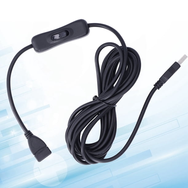 Cable De Extensión USB, Control De Interruptor De Cable De Extensión De Lámpara De Escritorio USB/alimentación De Soporte De Aislamiento De PVC De 9,8 Pies Para