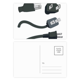 thumbnail image 1 of Cable de carga enchufe negro patron Set cumpleaños gracias tarjeta postal correo lado 20pcs, 1 of 3