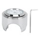 thumbnail image 2 of Reloj de Montaje para Motocicleta Reloj Redondo de Aluminio Resistente Al Agua Luminoso Universal Montaje en Manillar Reloj para Manillar de 7/8 a 1 Pulgada ANGGREK Otros, 2 of 8