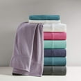 thumbnail image 5 of Comfort Classics Cotton Jersey Knit 3 Piece Blue Sheet Set, Twin, 5 of 6